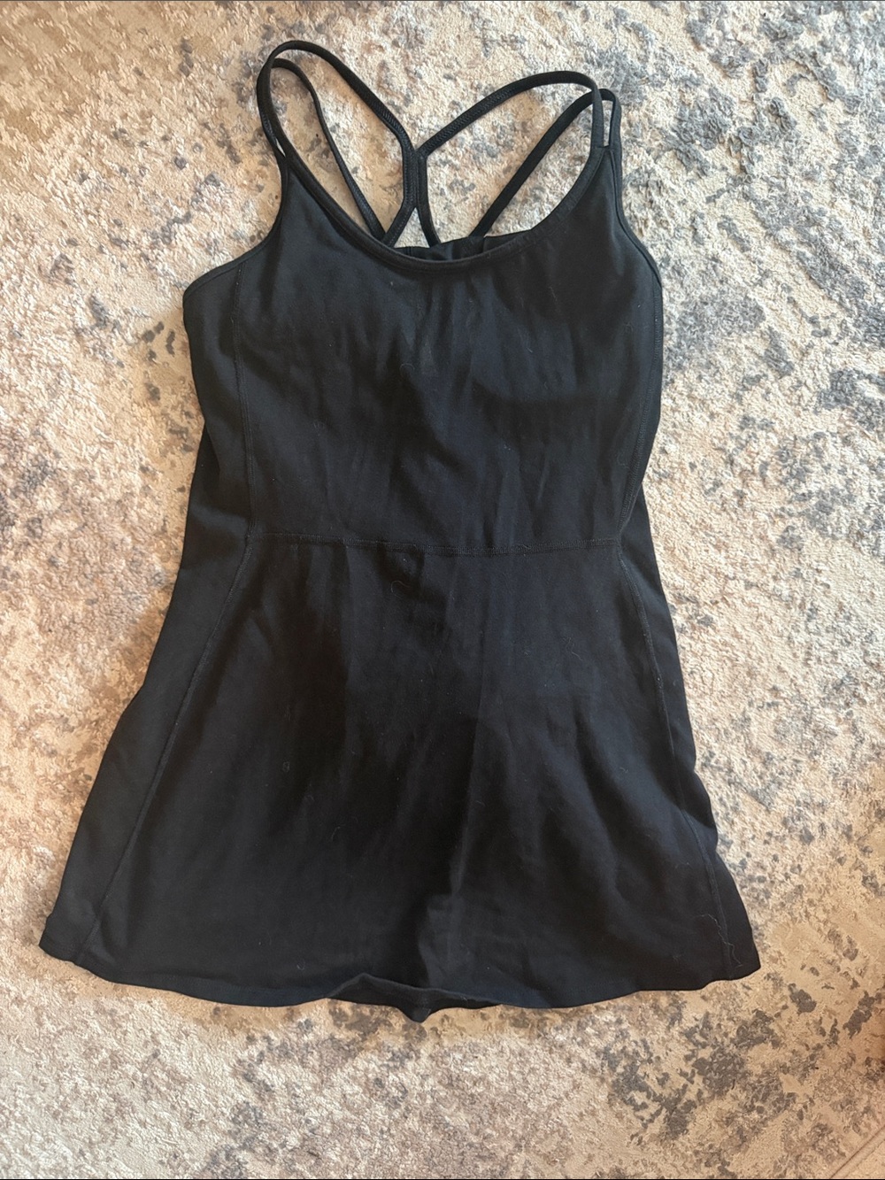 Black Strappy Camisole Dress — Classic Women’s Tank Dress